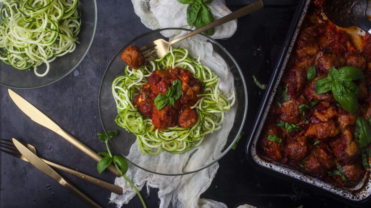 Dag to: Italienske kødboller med squash pasta