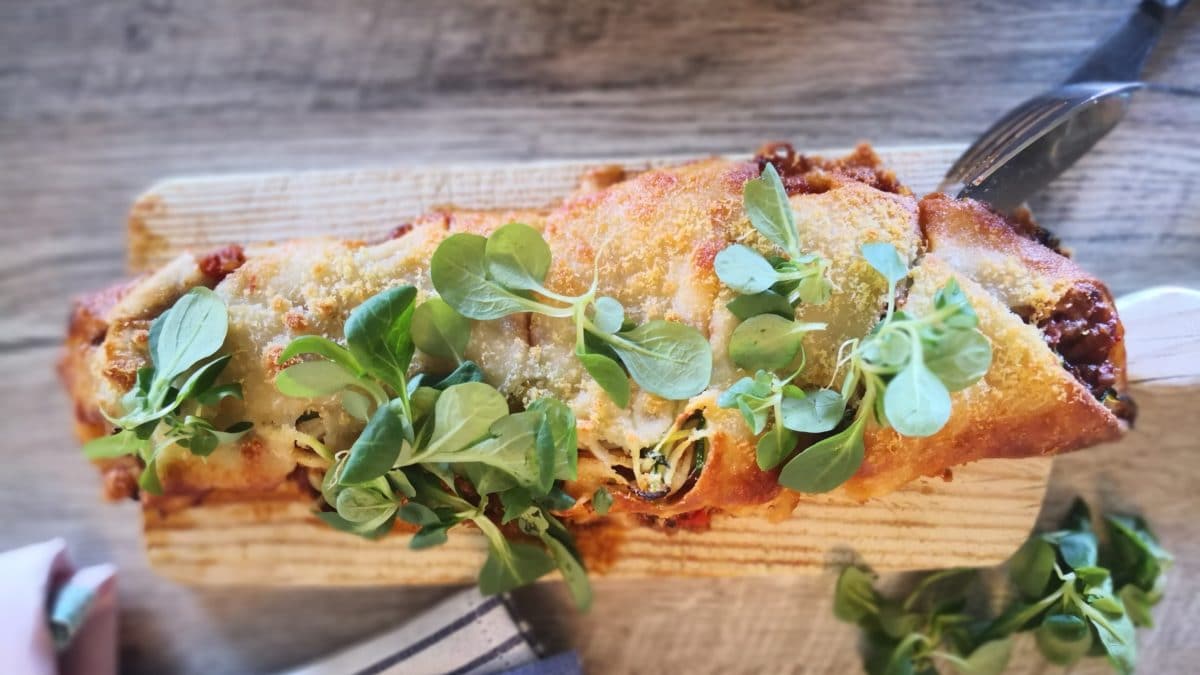 Indbagt pizza på Keto