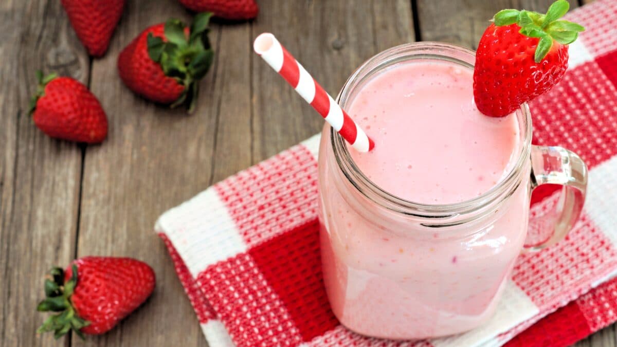 Jordbær smoothie