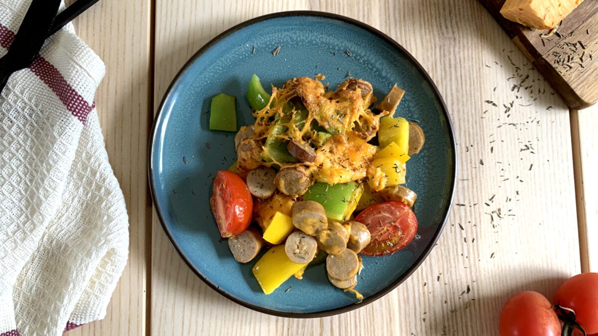 Pølser og peberfrugter – Frokost uden æg